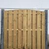 Betonpaal ruw 10x10x270cm tussenpaal voor toog schermen Grijs