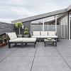 GeoCeramica 80x80x4 cm Impasto Grigio Decor