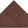 Bisschopsmuts BSS 8cm FA heidepaars met deklaag (29 st-m2)