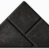 Bisschopsmuts BSS 8cm FA zwart met deklaag (29 st-m2)