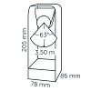 In-lite Ace Solitary Dark 12V-3W LED WW