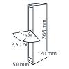In-lite Evo Low Dark Solitary 12V-2W Alu Dark (anodized) Warm White