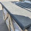 Zwembadrand 100x30x3-6 cm Gevlamd met gezoete neus Montana Black