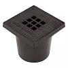 Kolk Vloerput + Gietijzer Deksel 20x20cm Ø75 mm