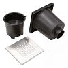 Kolk Vloerput + RVS Deksel 20x20cm Ø75 mm