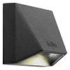 In-lite Mini Wedge Dark (new) wall 12v-1.5w led alu. Dark Grey WW