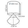 In-lite Halo Down Dark Wall 12V-6.5W LED Warm White