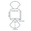 In-lite Halo Up-Down Dark Wall 12V-6.5W LED Warm White
