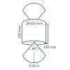 In-lite Halo Up-Down Dark Wall 100-230W LED Warm White