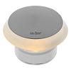 In-lite Puck 60 Rose Silver 12V-1.5W LED Ø60mm Warm White diffuse Ring 86mm