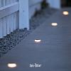 In-lite Puck 22 Dark 12V-0.6W LED Ø22mm Warm White diffuse Ring 34mm