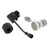 In-lite Puck 22 Rose Silver 12V-0.6W LED Ø22mm Warm White diffuse Ring 34mm