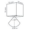 In-lite Big Cubid Wall 12v 11W LED Alu Dark Grey