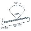 In-lite Evo Ground 300 Dark Integrated 12V-1W Alu Dark (anodized) 30x300mm Warm White