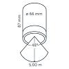 In-lite SCOPE Ceiling Surface 12V-3W
