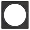 In-lite PLATE 1 Black 75x75mm