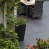 GeoCeramica 60x60x4 cm Impasto Negro