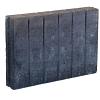 Blokjesband Palissadeband Recht 8x35x50cm Antraciet