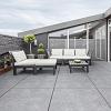 GeoCeramica 80x80x4 cm Impasto Grigio Decor