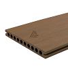 Fun-Denk WPC Ultrashield 23x138x4000mm  Teak ronde kamers  2404-400
