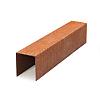 Opsluitband afdekker Corten tbv van 5cm brede banden - 200cm lang