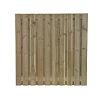 Scherm Recht 21-planks rvs geschroefd 180x180 cm