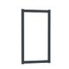 Boston alu vulbaar poortframe 98x183cm RAL7016 incl insteekslot - 2698