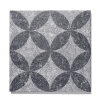 GeoProArte Design 60x60x4 cm Light Grey Flower