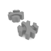 Virage Ecologische bestrating 30x30x12 cm Grey