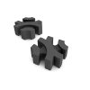 Restpartij Virage Ecologische bestrating 30x30x12 cm Black