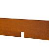 Kantopsluiting Double 300x16,5 cm Corten