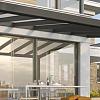 Aanbieding Veranda Expert Edition 600x350cm Ral 9007 Grijs voorzien van zijwand aan één zijde