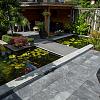 Keramische tegel 60x60x1 cm Marmostone Black