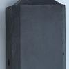 Betonpaal glad diamantkop lange sleuven 3-sponning 10x10x275cm Antraciet