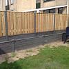 Betonpaal granietmotief diamantkop hoekpaal 10x10x275cm Antraciet
