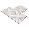 GeoCeramica 60x60x4 cm Concreet Flower Decorate