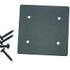 Alu Paalkap 90x90 mm Antraciet RAL7016 tbv IdeAl en SeriAl scherm - 1233