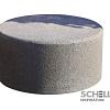 Poef Schellevis 100x60x40 grijs