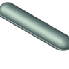 Stootband 12x20x100 cm Plakband 2x Rond Grijs