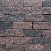 Wallblock Tumbled 12x12x30cm Brons