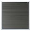 WPC Forte Antraciet Scherm met aluminium kader 180x180cm