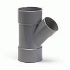 PVC 075 Y stuk 45° 3xL-75mm