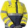 Restpartij Dames Jas Ongevoerd High Vis 402618043389S Geel-Marineblauw mt. S  (uit de collectie) OW2018