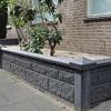 Betonnen afdekmuts Hoek t.b.v. de betonpalen Antraciet