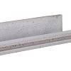 Betonpaal lichtgewicht met schroefbus tussenpaal 11.5x11.5x314cm Grijs-Wit