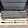 Betonpaal glad ronde kop t.b.v. bloembak tussenpaal 10x10x100cm Antraciet