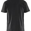 T-Shirt. V-hals 336011659900XXXL Zwart mt. XXXL
