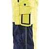 Dames Werkbroek High vis 154318043389C34 High Vis Geel-Marineblauw mt. C34