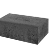 Schellevis Halve traptreden 50x40x20 cm (massief) antraciet