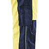 Dames Werkbroek High vis 154318043389C34 High Vis Geel-Marineblauw mt. C34